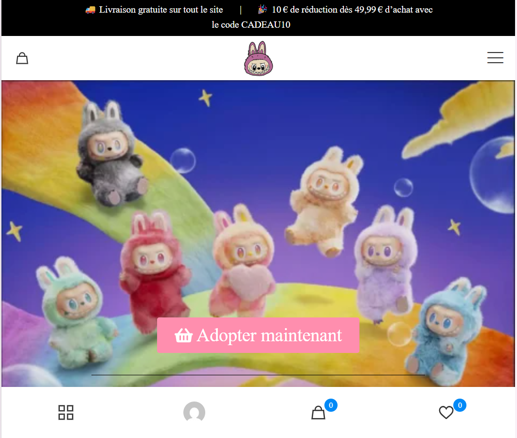 Boutique e-commerce pour box cadeaux personnalisées